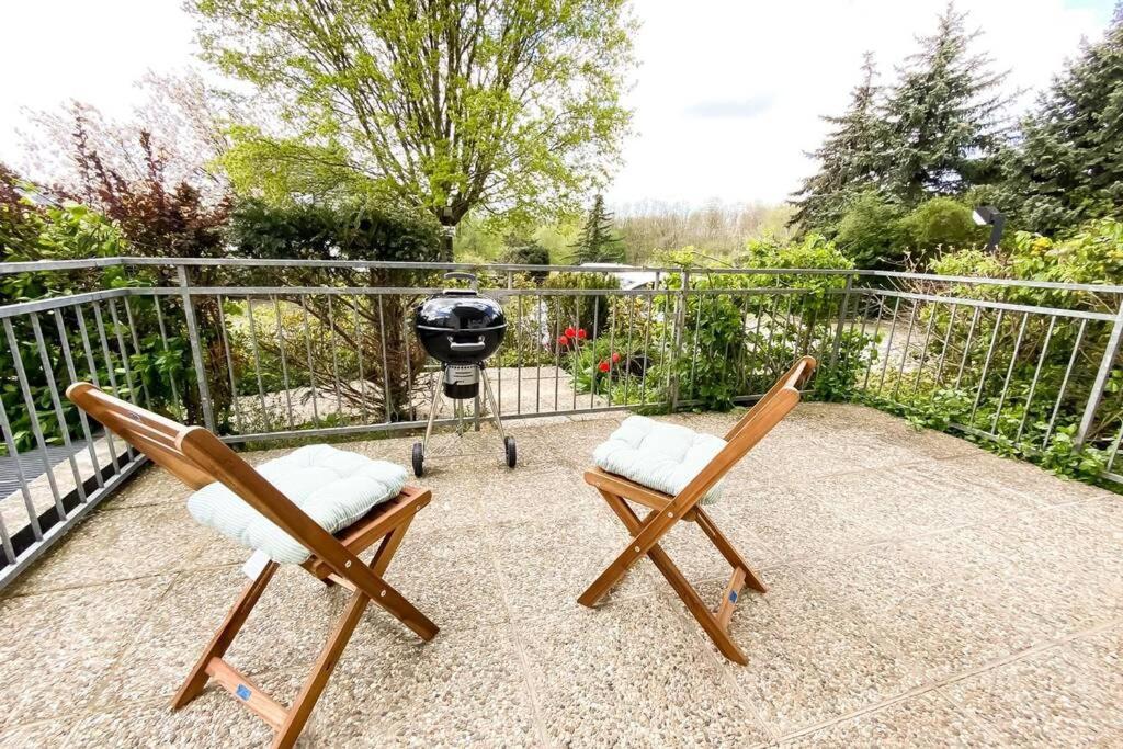 Apartment Am Auensee Mit Grosser Terrasse & Privat-Parkplatz Lipsko Exteriér fotografie